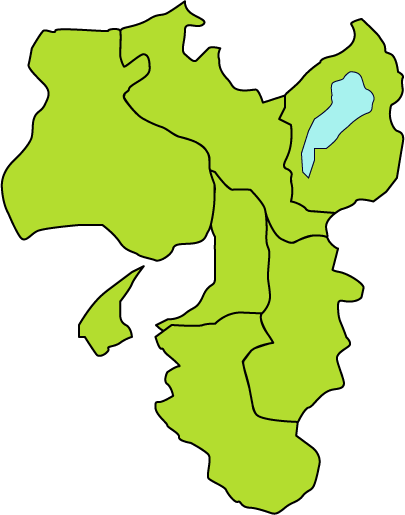 近畿地方の地図